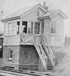 helston signal box on day of first train 1887